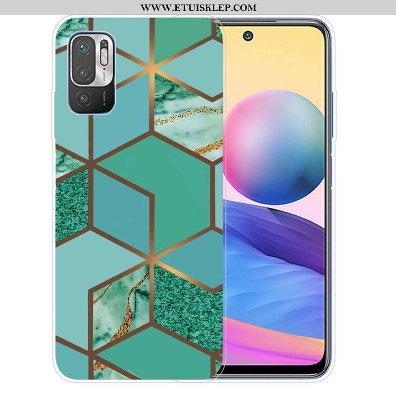 Etui do Xiaomi Redmi Note 10 5G Geometryczny Marmur